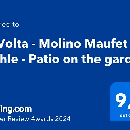 La Volta - Heritage In Molino Maufet Watermill - Patio On The Garden Colico